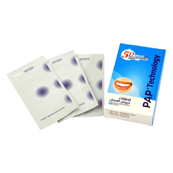 5D White Teeth Whitening Strips 28