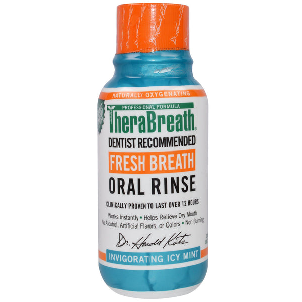 TheraBreath Oral Rinse Icy Mint